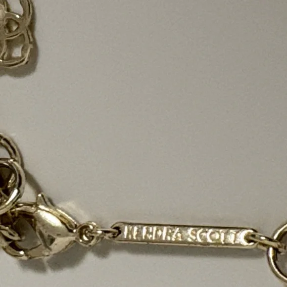 NWOT [Kendra Scott] Gwendolyn Statement Necklace Gold & Crushed Abalone - Picture 7 of 10